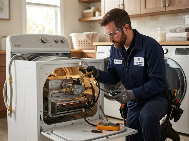 Gas Dryer Valve and Igniter Repair in Sarasota FL